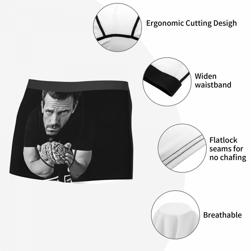 Nieuwigheid Boxer Shorts Slipje Slips Mannen House Md Ondergoed Dr Huis Gebruik Het Ademend Onderbroek Voor Homme Plus Size