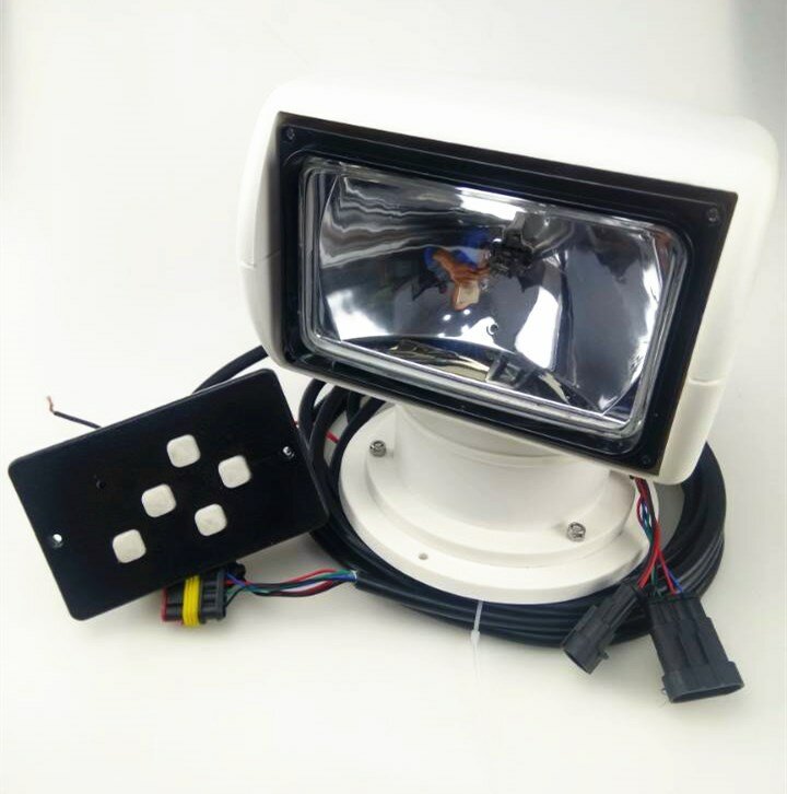 Luce di ricerca alogena portatile marina, faretto per barca 12 v24v con faretto per proiettore telecomandato impermeabile IP66