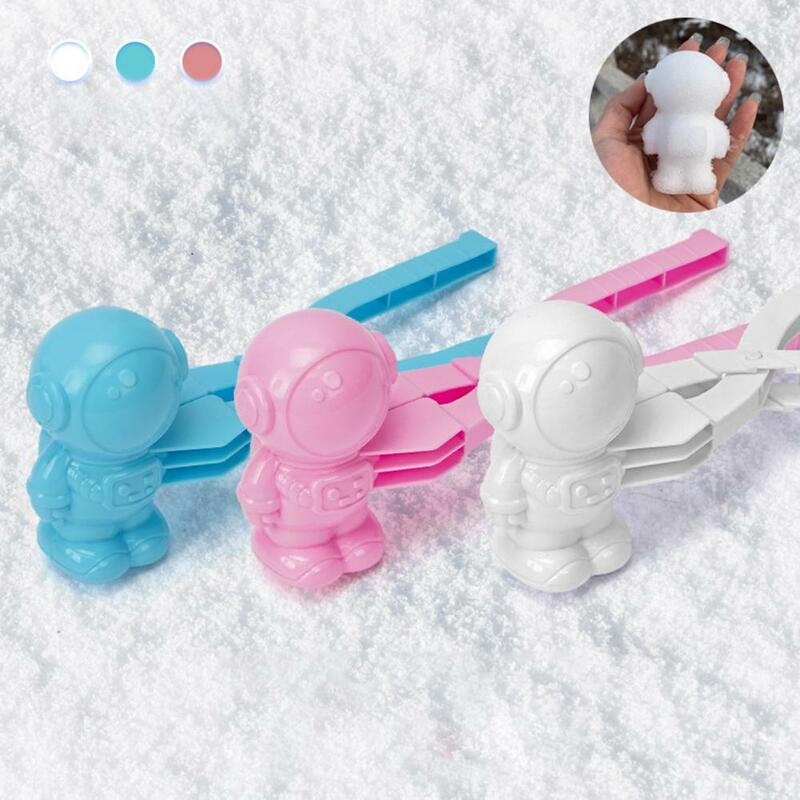 Bola de neve fazendo clipe adorável labor-saving confortável aperto astronauta design bola de neve braçadeira para brinquedo criança