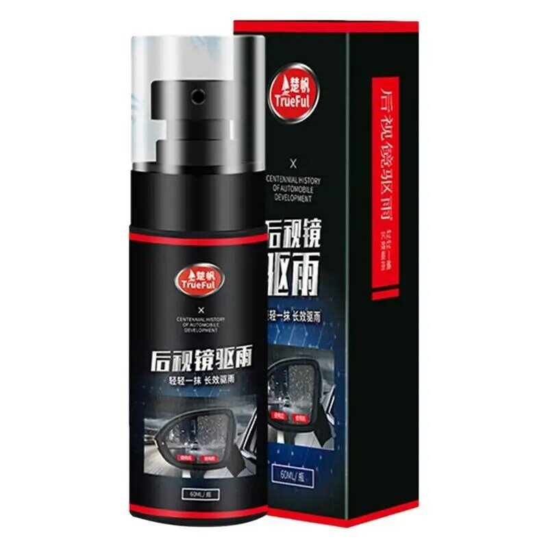 Spray anti-pluie pour vitres de voiture avec répulsif, dél'offre bueur, nettoyant pour pare-brise et lunettes, 60ml