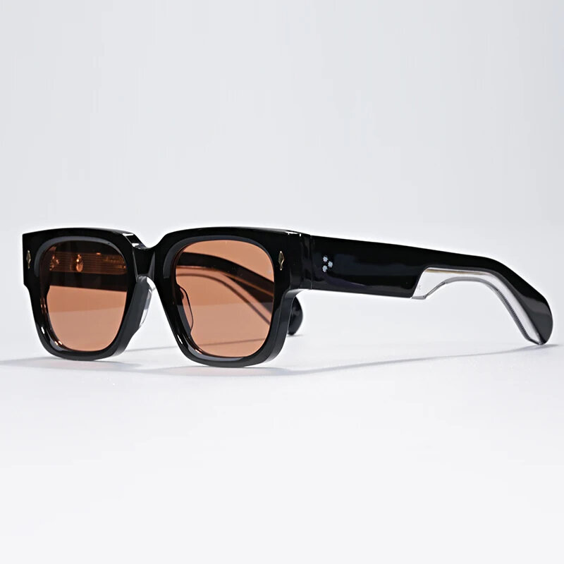 JMM ENZO High Quality  Square  Sunglasses Men Vintage Sun Glasses Brand Design Anti Glare Driving Shades Eyewear UV400