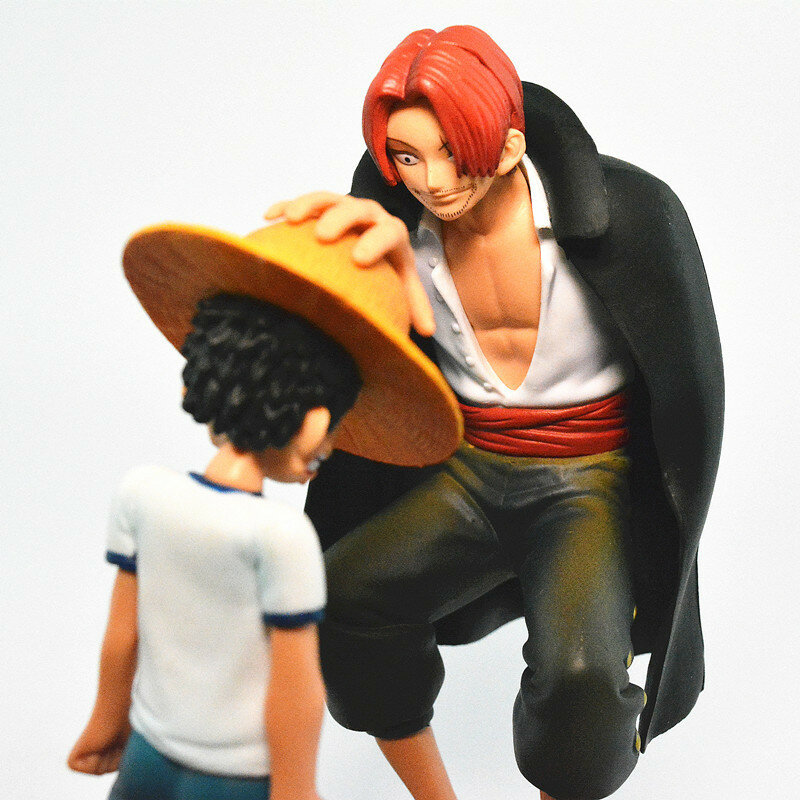 18cm One Piece Anime Figure quattro imperatori Shanks cappello di paglia rufy Action Figure One Piece Sabo Ace Sanji Roronoa Zoro Figurine