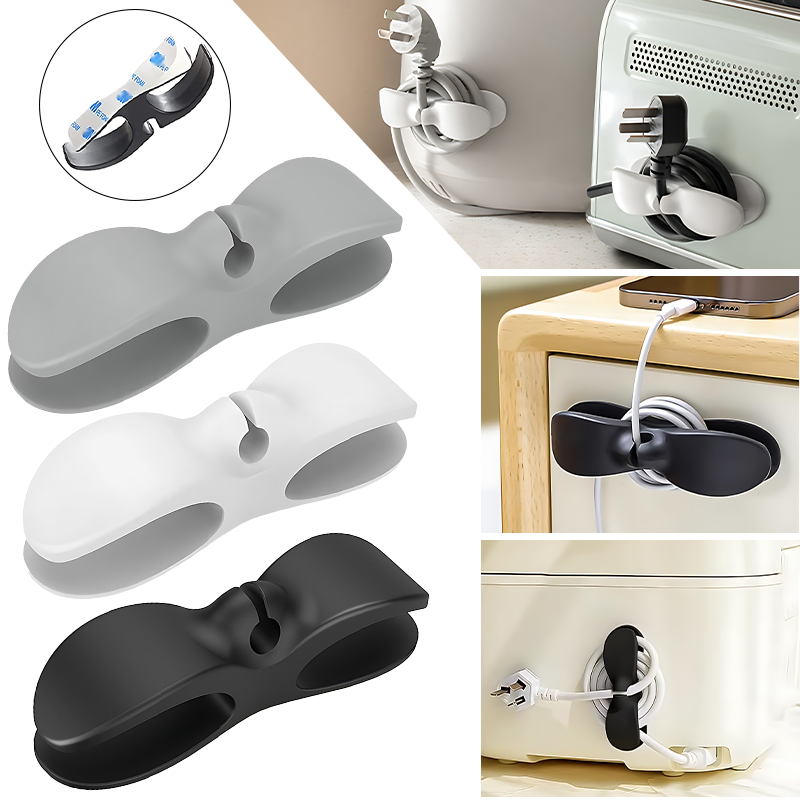 Cord Wrapper Organizer Clip Cable Management Fixer Clip for Kitchen Appliance Clip Air Fryer Coffee Machine Wire Fixer Holder