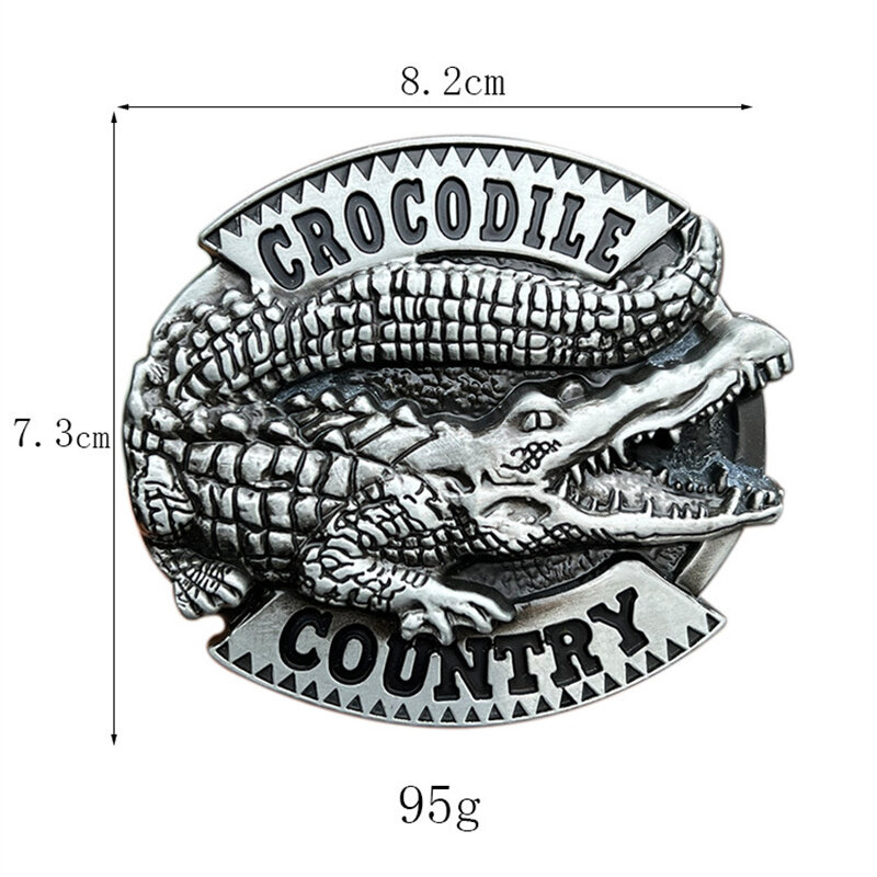 Krokodyl pas klamra w stylu zachodnim europejski amerykański