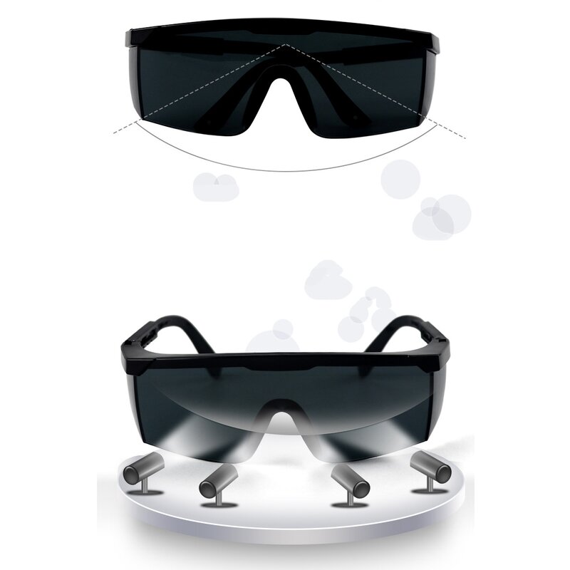 UVスプラッシュプルーフ溶接メガネ、溶接機強力ライト、家庭用DIYツールパーツ