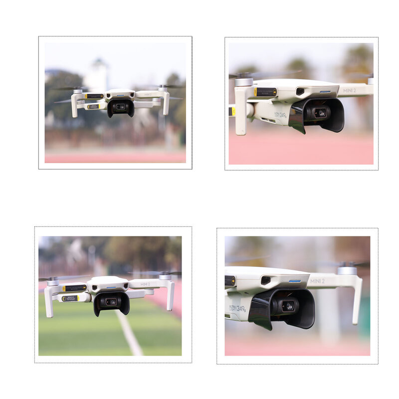 Anti-reflexo Lens Cover para DJI Mavic Mini Drone, Gimbal Cover, pára-sol, Sunhood, DJI Mini 2, MINI SE, Drone Acessórios