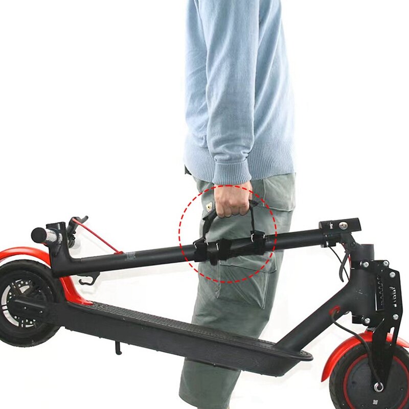 Scooter portátil Carry Handle, Mão carregando, alças, alças Bandage, M365, MAX G30, Universal, durável, preto