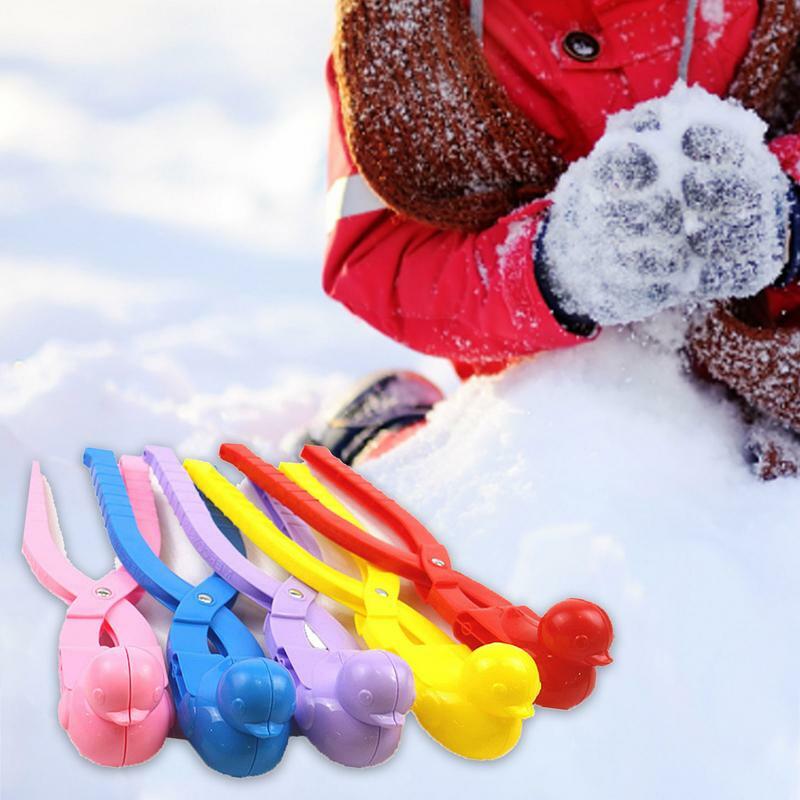 Outil de fabrication de boules de neige en forme de canard mignon, grand moule, jouets épais pour enfants, garçons, filles, adultes