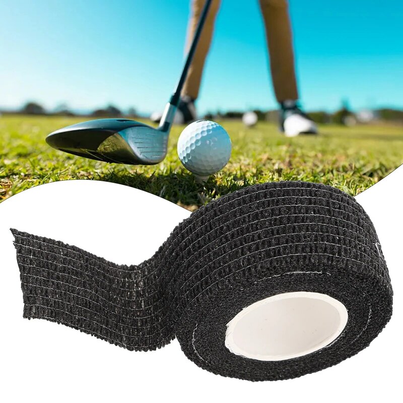 1 buah BandageTape elastis Anti melepuh perekat jari klub Golf pegangan paku rendah Aksesori olahraga luar ruangan 2.5cm x 4.5m spandeks