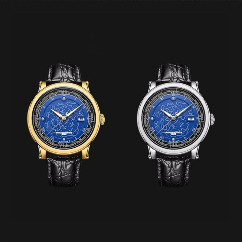 Cristino Rollister Luxury Men Quartz Watch Waterproof Date Luminous Wristwatch Stainless Steel Men's Watches Male Sports Watches
