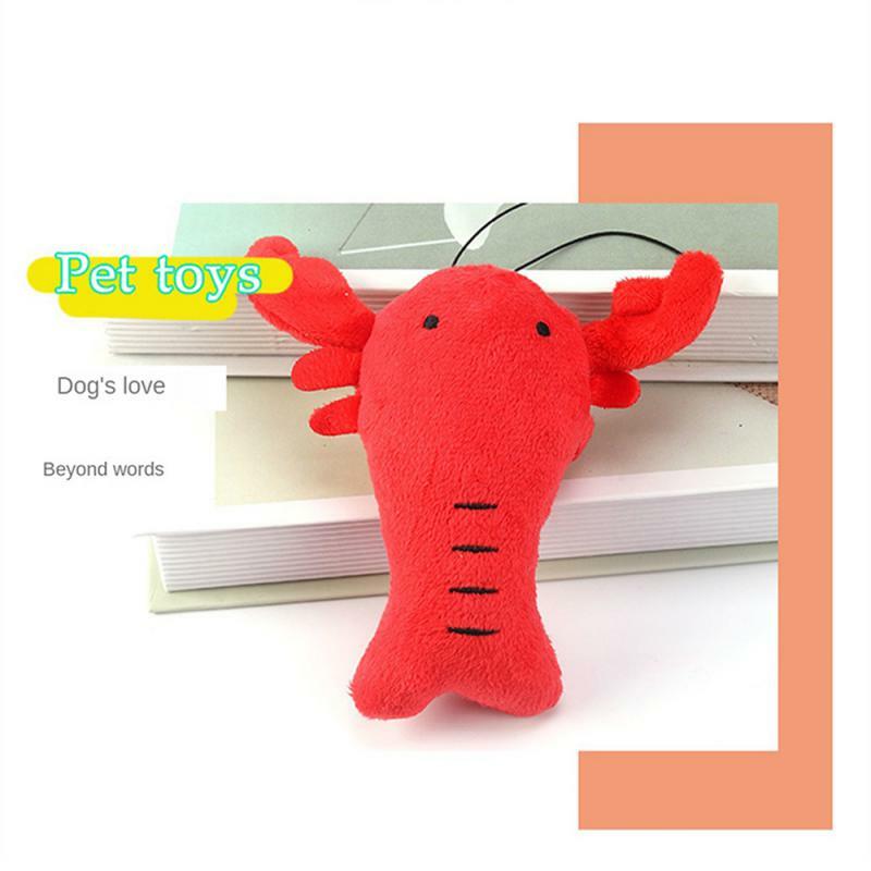 Fun Pet Toy Puppy Dog Plush Squeaky Toys For Small Medium Dogs Durable Cute Chew Toy For Dogs Pet Training Dog Accessories