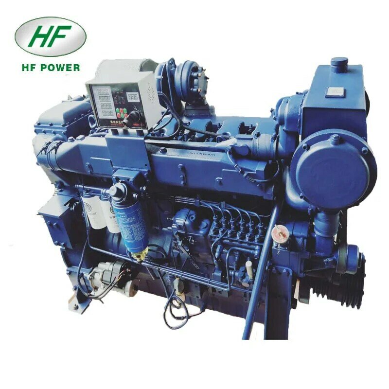 Motor diésel marino, certificado CCS, serie WD12, 300hp, 327hp, 350hp, 375hp, 400HP, Weichai