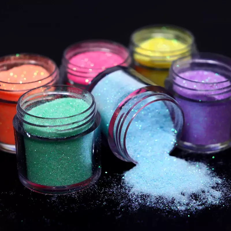 Polvo de azúcar iridiscente, pigmento de resina epoxi, efecto arena brillante, purpurina, Color caramelo, manualidades para relleno de molde de silicona