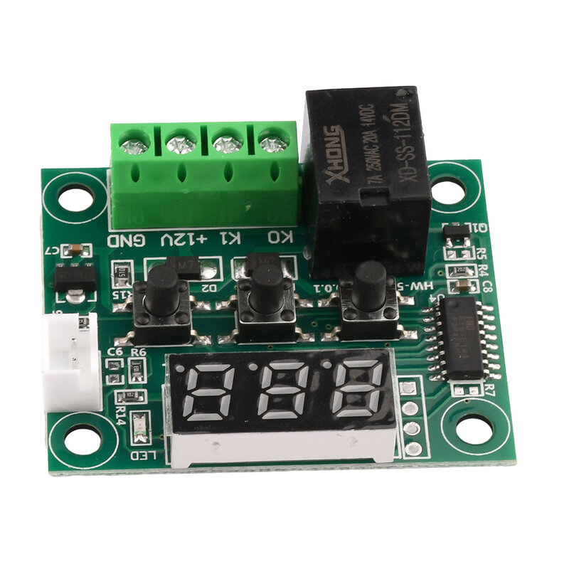 W1209 Blue/Red Light DC 12V Heat Cool Temp Thermostat Temperature Control Switch Temperature Controller Thermometer
