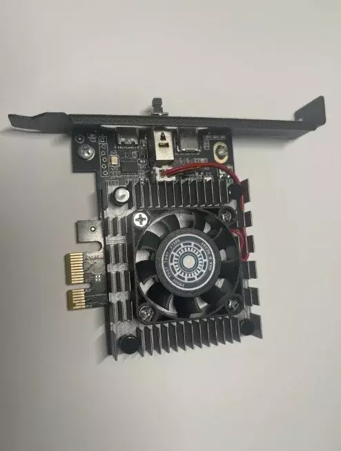 บอร์ดพัฒนา Stark DMA พร้อมเฟิร์มแวร์ pcileech ที่กำหนดเอง-ความเร็ว300เมกะไบต์/วินาที, การเชื่อมต่อ USB-C/PCIe