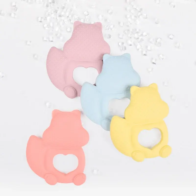 Baby Silicone Teether Food Grade Silicone BPA Free DIY Teething Toys For Newborn Baby Nursing Teethers Gifts Babies Accessories