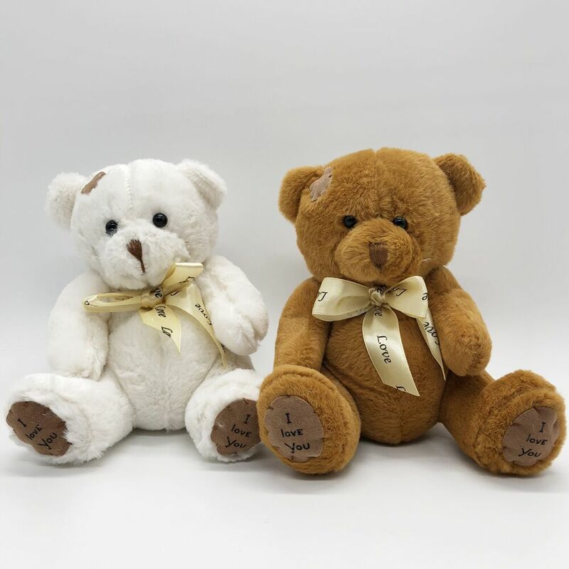 Bonecas de pelúcia recheadas, Patch Bears, brinquedos de pelúcia, melhor presente para menina e menino, presentes de casamento, 3 cores, 18cm