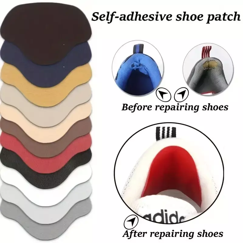 Insoles Heel Repair Patches Breathable Shoe Pads Patch Sneakers Heel Protector Adhesive Patch Repair Shoes Heel Foot Care