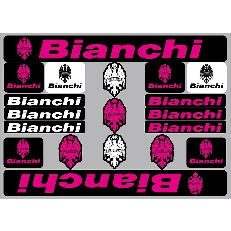 Adesivo Decorativo para Quadro de Bicicleta, decalques para MTB, Mountain Bike, Road Bike, Ciclismo, Bianchi, 30cm