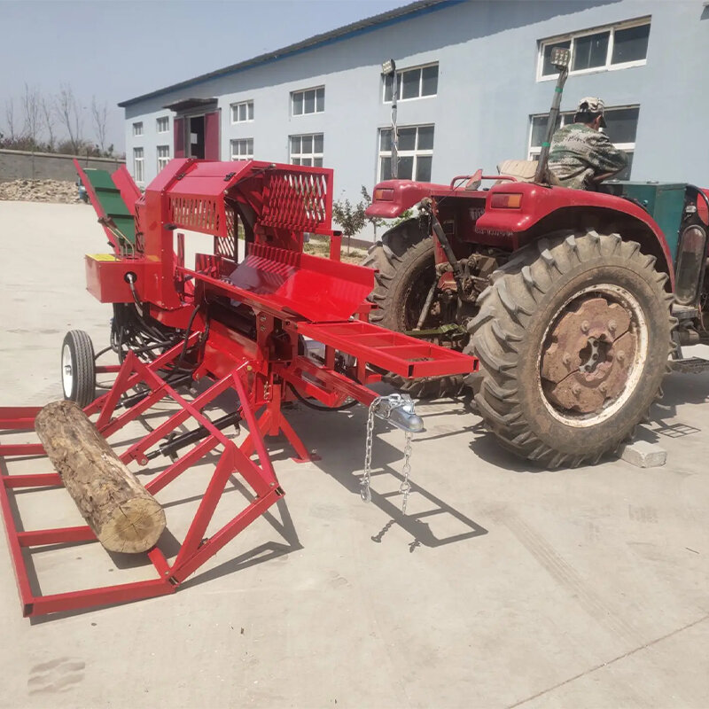 High power firewood processor PTO hydraulic log splitter match tractor