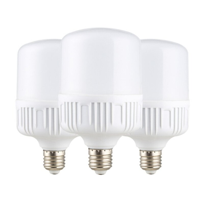 Bombilla LED de boca de tornillo E27, 100W, 220V, no parpadeante, alto brillo, luz blanca, protección ocular, alta disipación del calor
