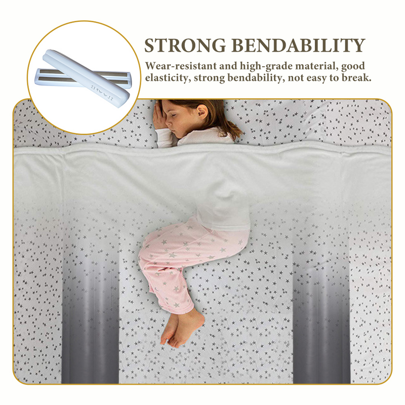 아기 침대 보호 커버, 충돌 방지 울타리 액세서리 튜브, PVC 가드 보호 범퍼, 어린이 아기, 2 개