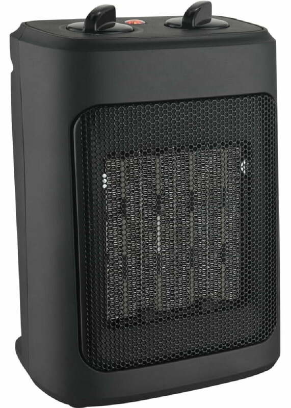 Pelonis 1500W Keramische Ventilator-Gedwongen Elektrische Ruimteverwarming Psh10c2abb Zwart