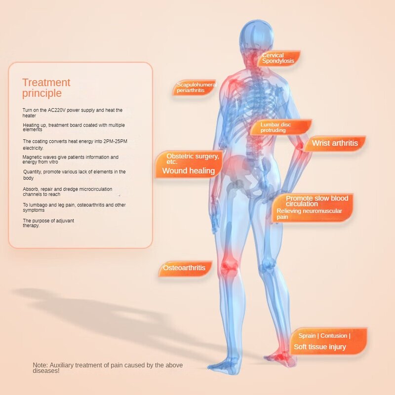 A lâmpada infravermelha da fisioterapia do aquecimento, controle de temperatura, onda eletromagnética, alivia a dor, inflamação, instrumento médico