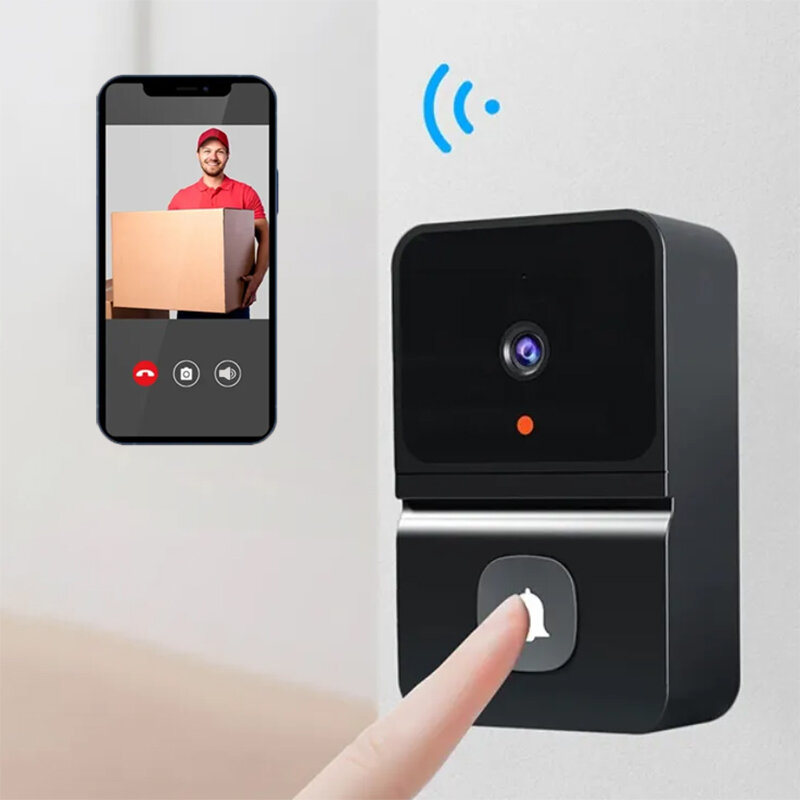 Tuya 1080P видеодомофон ИК ночного видения дверной звонок камера беспроводное приложение управление кольцо дверной звонок для домашней охранной сигнализации