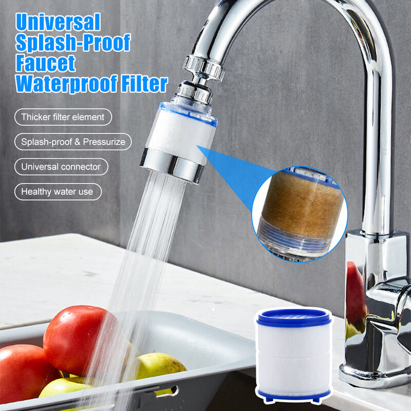 1pc 360 ° Drehhahn Wasserfilter entfernen Chlor Schwermetalle gefilterte Duschen Kopf erweichen Hart wasser filtration reiniger