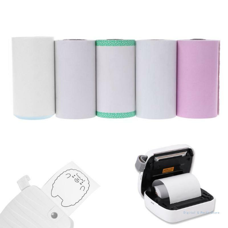 M17F Photo Paper Mini Printable Sticker Roll Thermal Printers Clear Printing Smudge-P