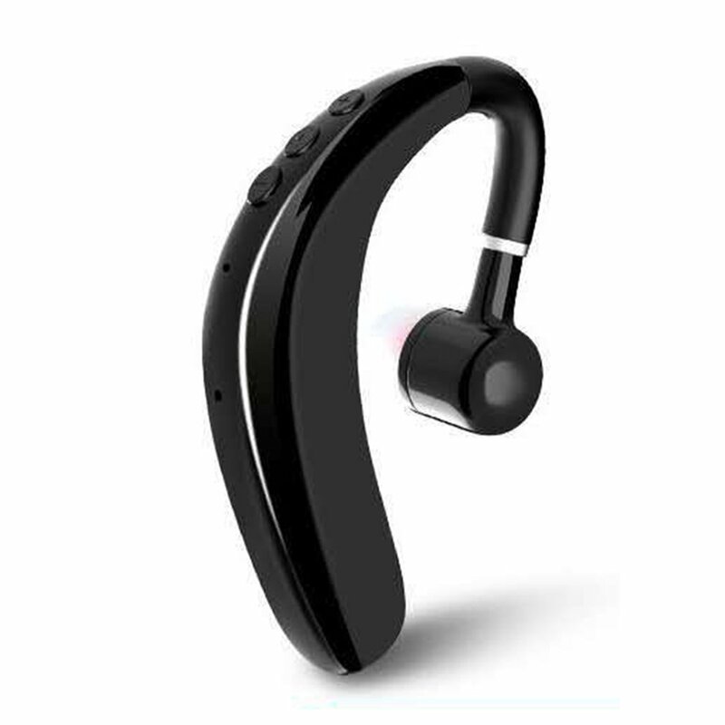 S109 Plugue intra-auricular com microfone, fone de ouvido, carregamento flash, ultra leve, mãos livres, chamadas de negócios, esportes