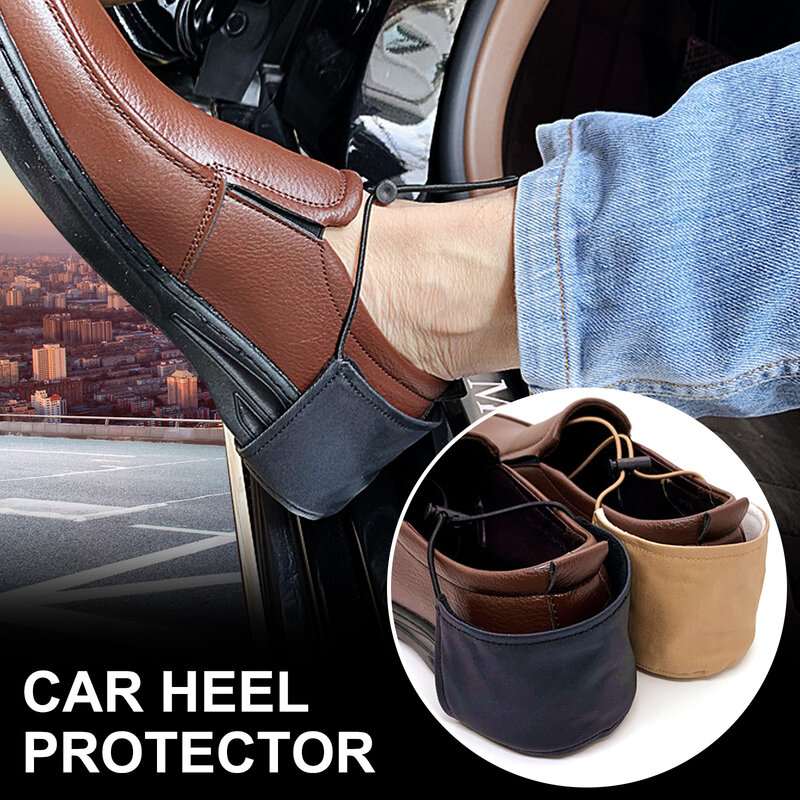 Motorista sapatos protetor de calcanhar condução proteção de calcanhar capa para o pé direito do carro evitar usar sapatos de proteção de calcanhar capa