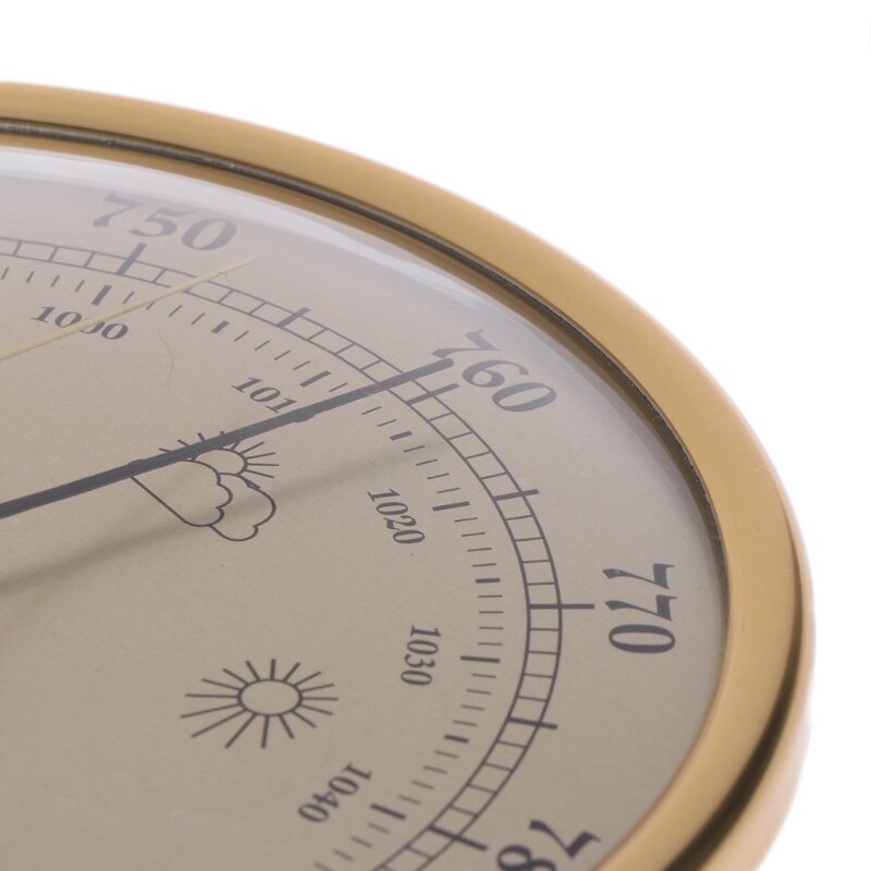 Wand Montiert Haushalt Barometer Thermometer Hygrometer Wetter Station Hängen 2 Farbe