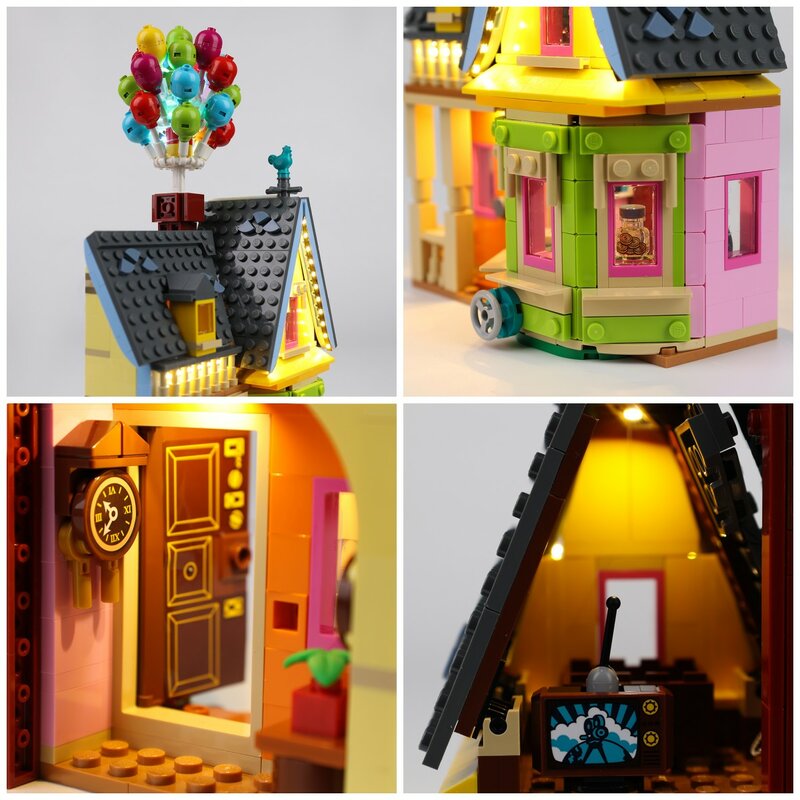 EASYLITE-LED Light Kit para Blocos de Construção, 43217 'Up' House, DIY Crianças Gift Toys Set, não incluídos Blocos