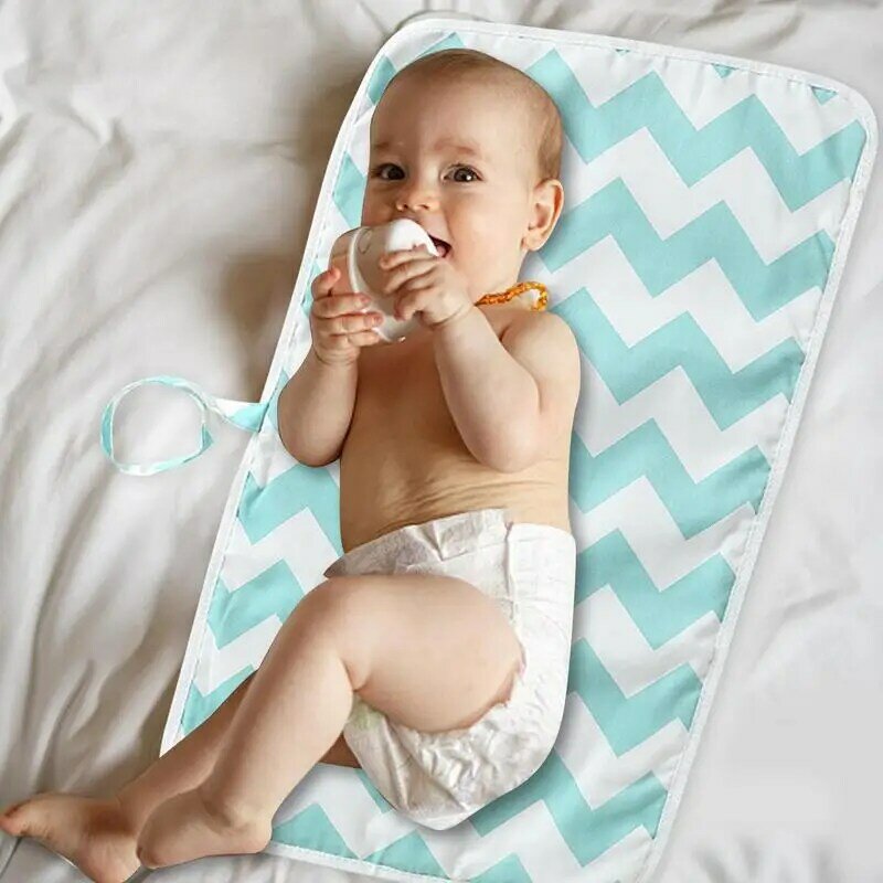 Diaper Changing Mat Foldable Waterproof Travel Diaper Change Mat For Diaper Bag Travel-Friendly Changing Station Baby Shower