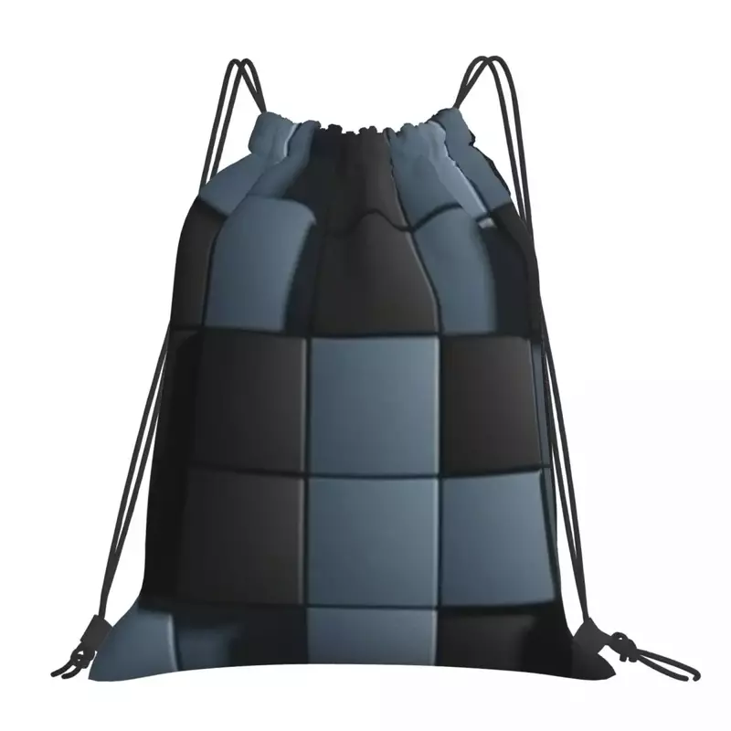 Fashion ransel 3D multi-fungsi portabel tas tali serut bundel saku tas olahraga tas buku untuk siswa perjalanan