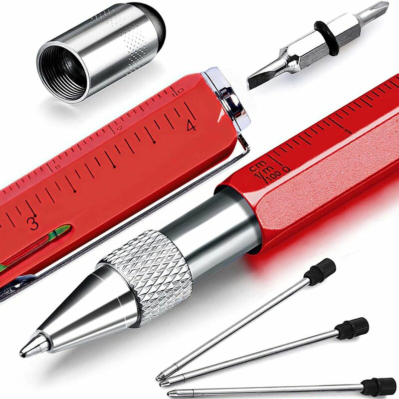 다기능 스타일러스 스크루 드라이버 도구, 절묘한 멀티 툴 펜, 내구성 및 실용적인 도구, 크리스마스 선물, 남성용 회전 도구 펜