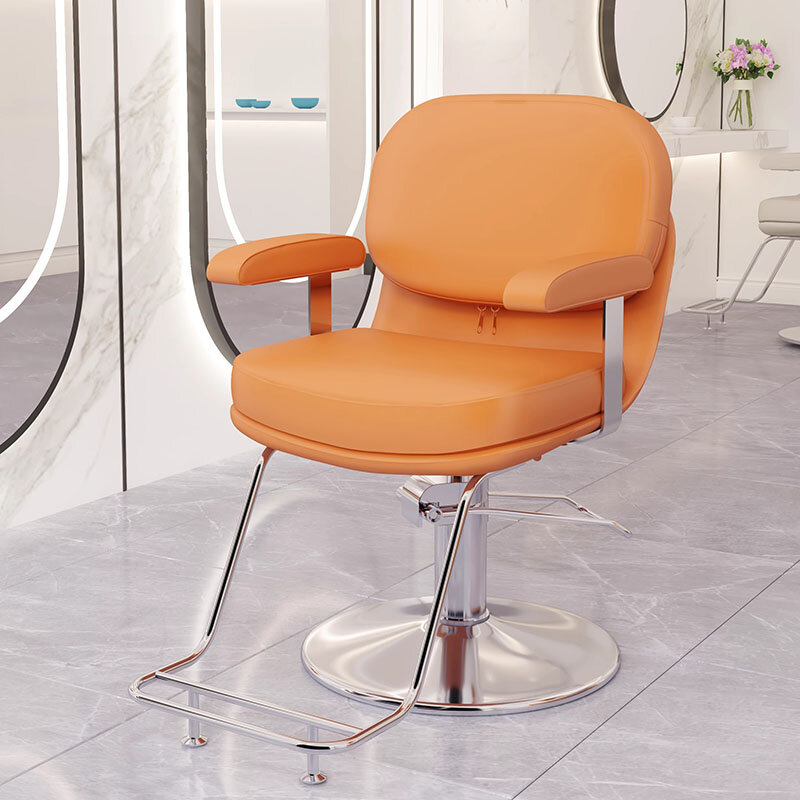 Estetyczny luksusowy krzesła fryzjerskie stylista Manicure stołek do makijażu krzesła fryzjerskie fryzjerskich Silla De Barberia