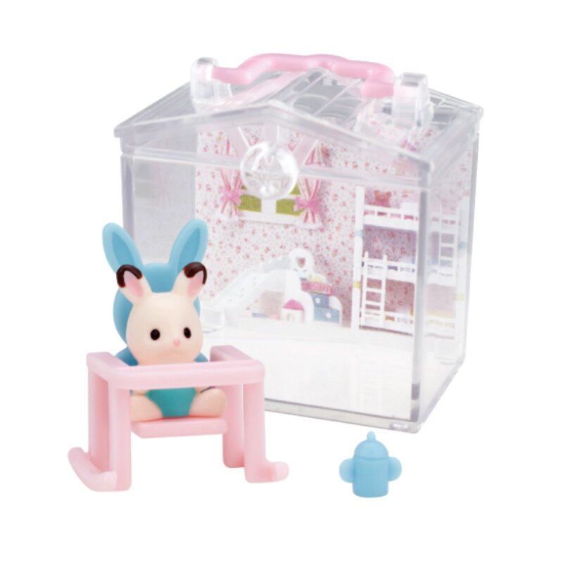Juguetes de cápsula de Japón EPOCH Gashapon Forest Family Senbeier, habitación de bebé en miniatura con figuras de Patio, adornos de mesa, regalos para niños