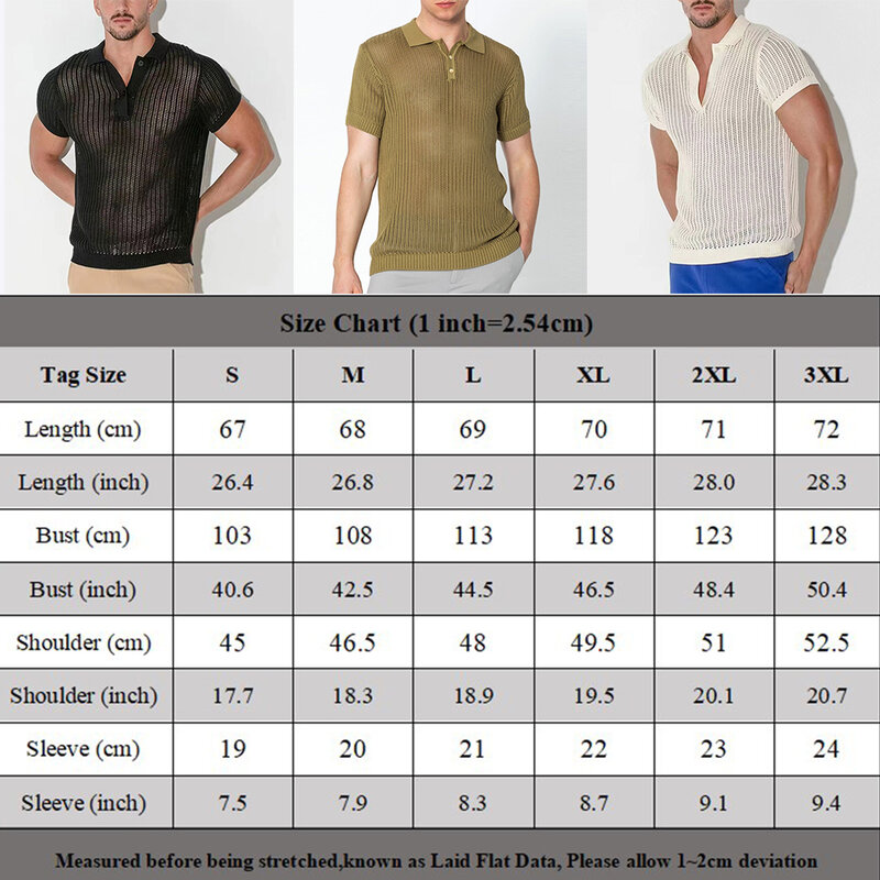 Shirt Tops Fashion Streetwear Ribbed Knitted Sexy See Throughm Hollow Out Short Sleeve Shirt Slim Fit Comfy Fashion