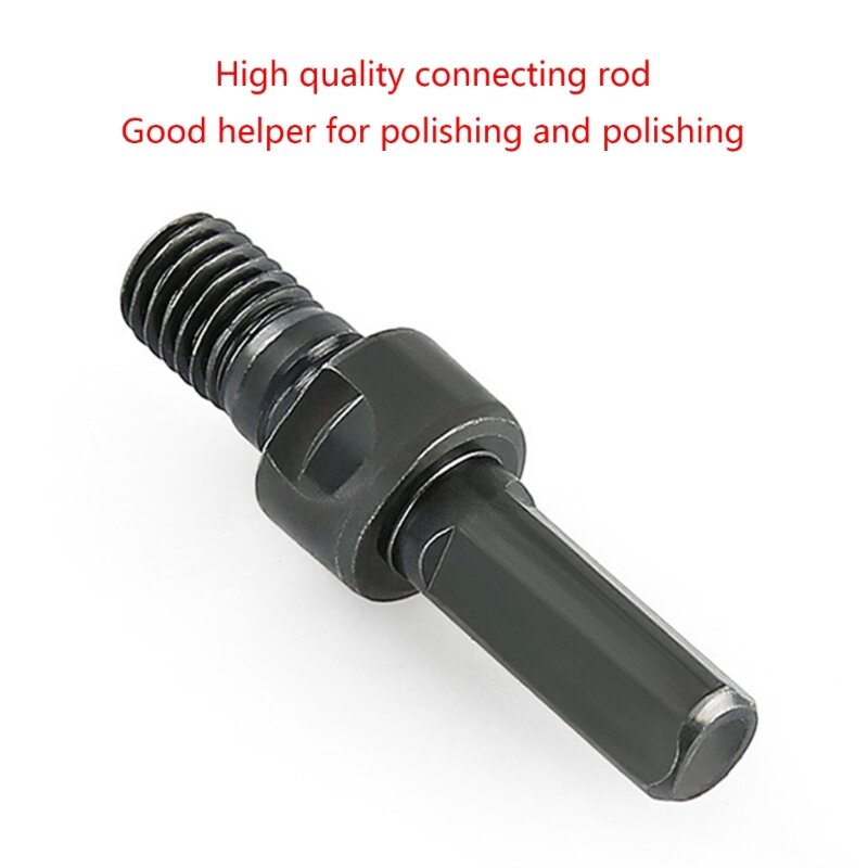 Electric Drill Angles Grinder Connecting Rod for Woodworking Cutting Disc Polishing Wheel Adapter 10-13mm Connector 5pcs