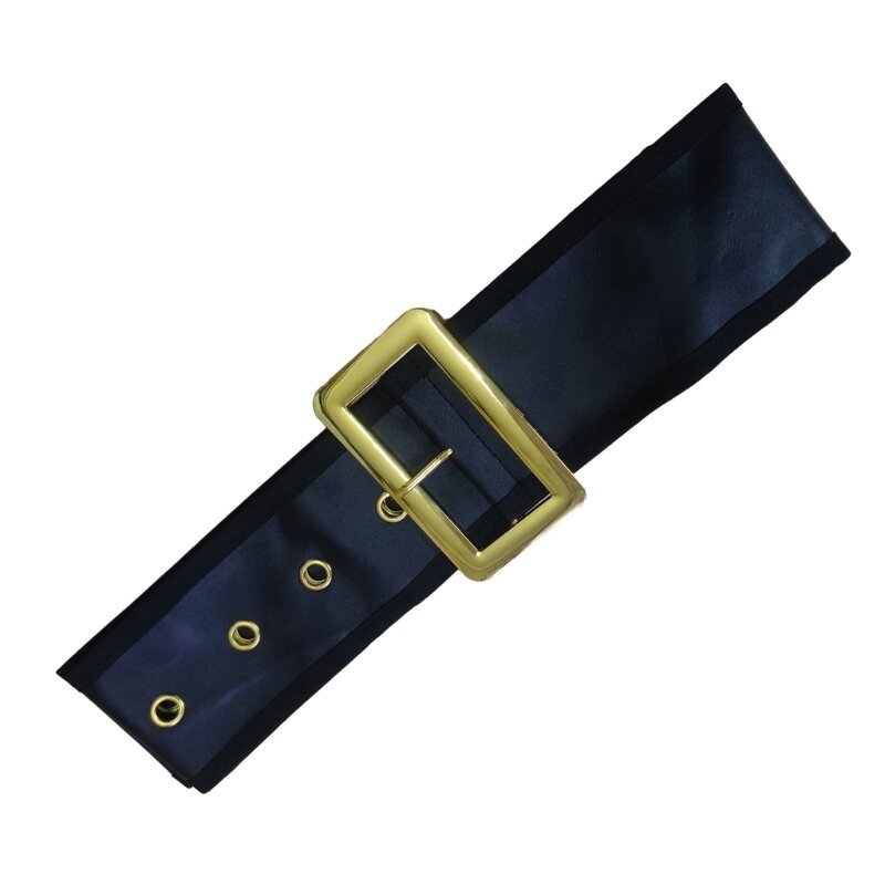 Cinturón cintura Santa Cosplay para adultos con hebilla ajustable cinturón resistente desgaste