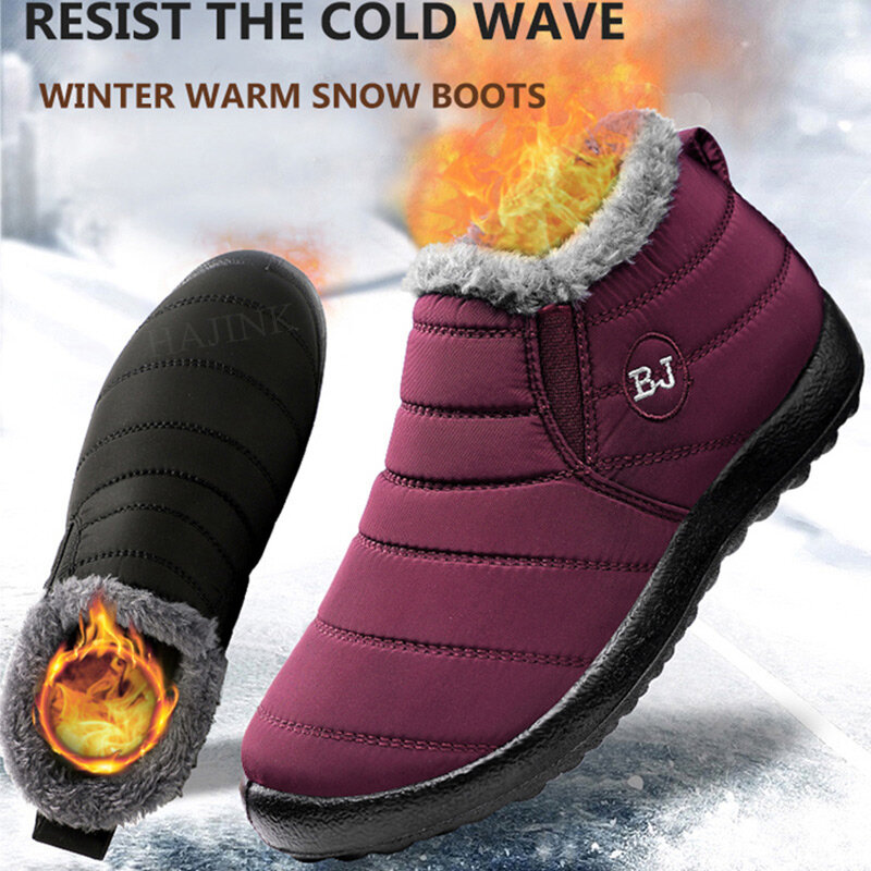 รองเท้าผู้ชาย2023ฤดูหนาวรองเท้าสำหรับกันน้ำผู้ชายหิมะรองเท้าฤดูหนาว botas hombre รองเท้าบูทหุ้มข้อผู้ชายขนสัตว์อบอุ่น gratis ongkir botines