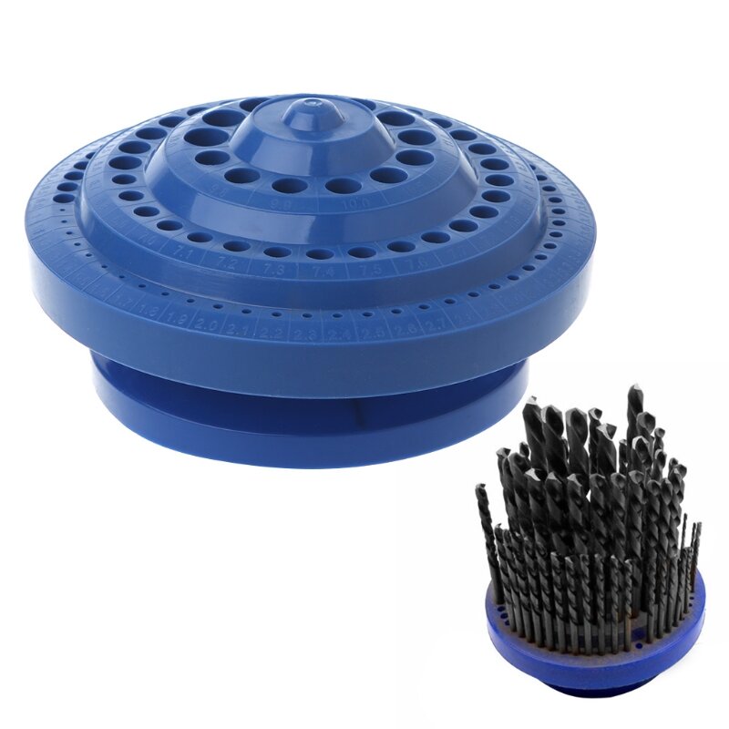 Drill Bit Storage for Case Stand Round Hard Plastic 100Pcs Hole