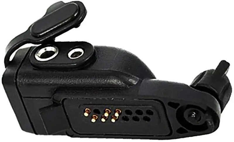 Nieuwe Oortelefoon Audio Adapter Headset Ptt Speaker Mic Voor Motorola Gp344 Gp388 Gp328plus Gp688 Ex560 Naar Motorola 2 Pin