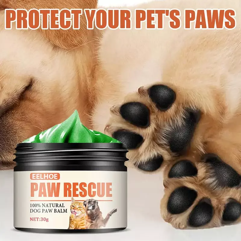 Dog Paw Protective Cream Balm, Hidratante canino para patas rachadas secas, Cera de pavimento quente, 1 Pc, 2 Pcs, 3 Pcs, 5Pcs, 30g