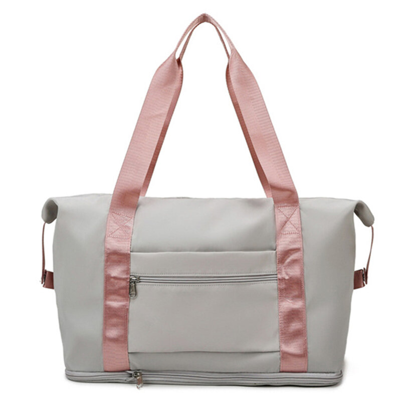 Nowe składane torby podróżne o dużej pojemności dla kobiet Gym Yoga Storage Shoulder Bag Men Waterproof Luggage Handbag Travel Duffle Bag