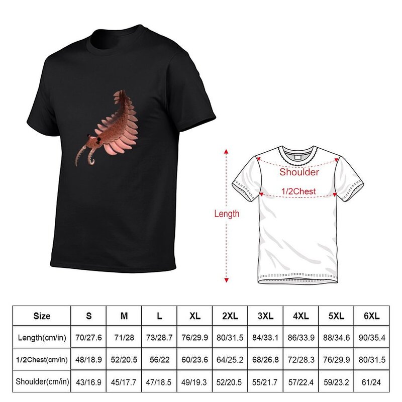 Anomalocaris, creature of the Cambrian period T-Shirt animal prinfor boys summer tops sublime mens white t shirts
