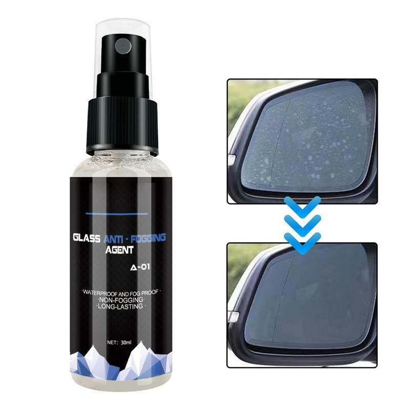 Spray repelente de água para carro, agente anti-embaciamento, vidro do pára-brisa dianteiro, sprays à prova de chuva, 30ml, 100ml